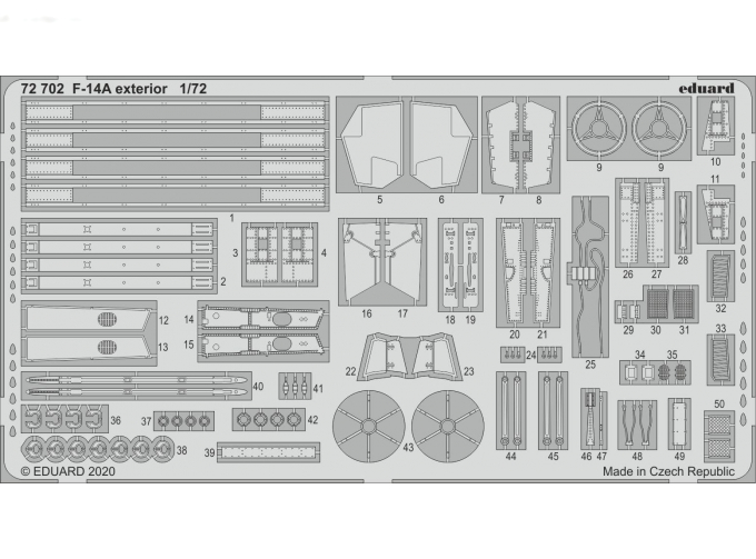 Фототравление для F-14A экстерьер