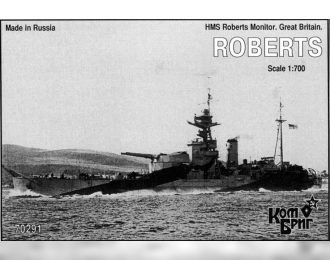 Сборная модель HMS Roberts Монитор 1941