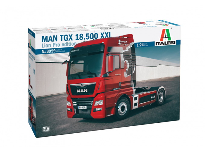 Сборная модель MAN Tgx 18.500 Xxl Tractor Truck Lion Pro Edition 2-assi (2020)