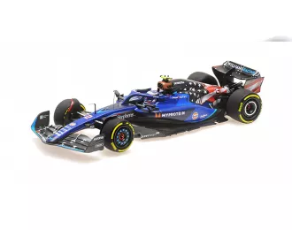 WILLIAMS F1 Fw45 Team Williams Racing Gulf №2 Austin Usa Gp (2023) Logan Sargeant, Blue