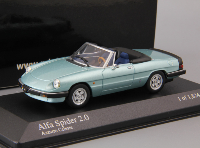 ALFA ROMEO Spider 2.0 (1983), light mlue metallic