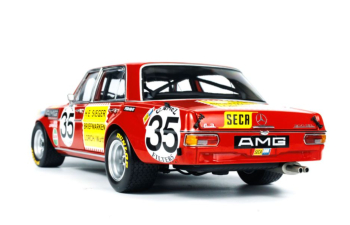 MERCEDES-BENZ 300 SEL 6.8 Team AMG 24H Spa 2nd Place Heyer, Schickentanz #35 (1971), red