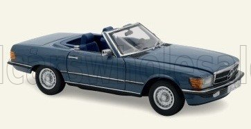 MERCEDES-BENZ 500SL Cabriolet (R107) (1982), labrador blue