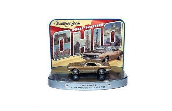 CHEVROLET Camaro "Greetings from Norwood, Birth Place of the Camaro" (1967), gold