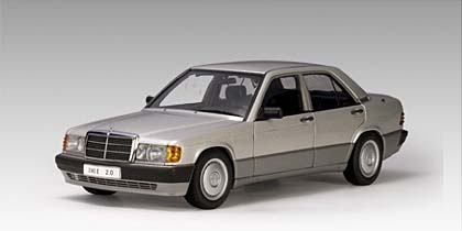 MERCEDES-BENZ 190E 2.0, brilliant silver metallic