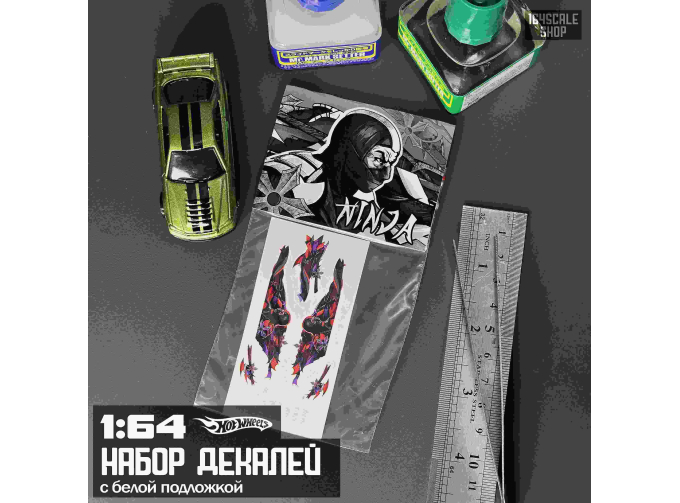 Декаль "Ninja ver.red"
