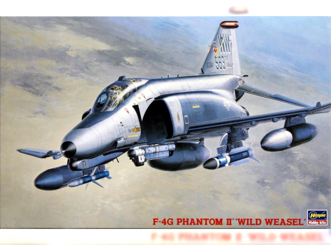 Сборная модель F-4G Phantom II "Wild Weasel" One Piece Canopy