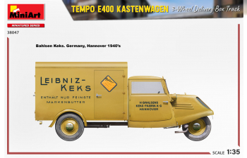 Сборная модель TEMPO E400 VAN KASTENWAGEN 3-WHEELS 1