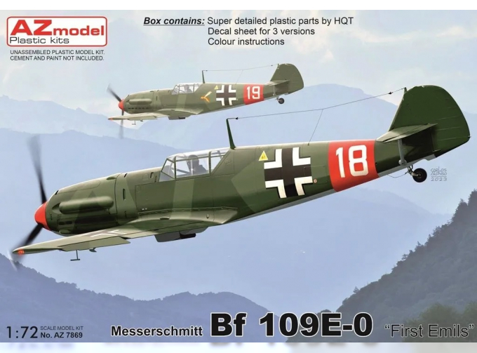 Сборная модель Messerschmitt Bf 109E-0 "First Emils"