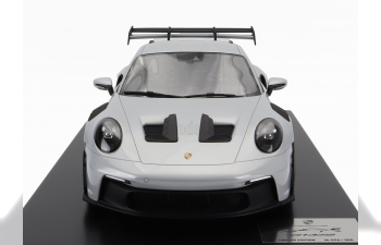 Porsche 911 (992) GT3 RS (2022), ice grey metallic / pyro red