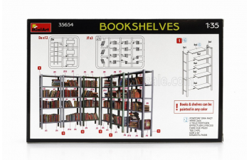 Сборная модель Scaffalatura Libreria - Bookshelves