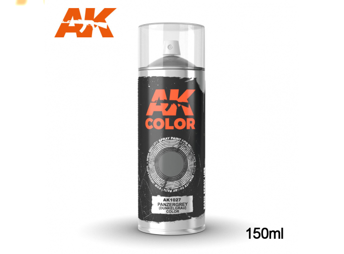 Panzergrey (Dunkelgrau) color Spray, 150ml