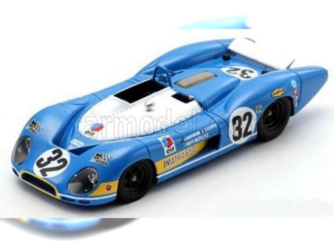 MATRA SIMCA Ms650 Team Equipe Matra Elf №32 24h Le Mans (1970) J.Brabham - F.Cevert, Blue White