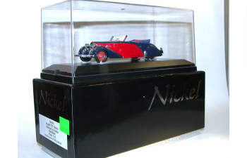 Bugatti T57 Cabriolet Graber 1936 sn 57446 open top Blue / Red