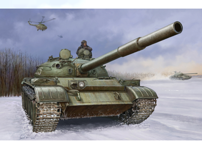 Сборная модель Танк Советский T-62 мод.1960