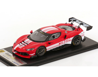 FERRARI 296 Gt3 3.0l Twin Turbo V6 Challenge №32 Finali Mondiali Mugello Italy (2023), Red White