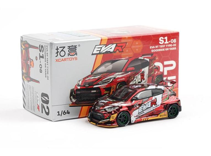 TOYOTA GR Yaris Pandem, red