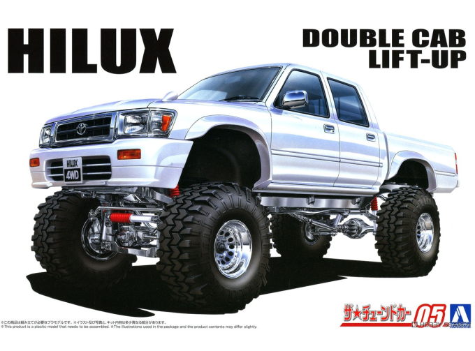 Сборная модель Toyota HiLux Pickup Double Cab Lift Up '94