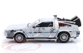 DeLOREAN Time Machine "Back to the Future", silver/grey