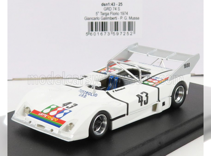 GRD S74 №43 5th Targa Florio (1974) G.Galimberti - P.g.Mussa, White