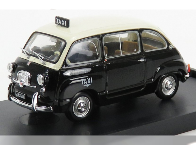 FIAT 600D MULTIPLA TAXI GENOVA (1964), BLACK IVORY