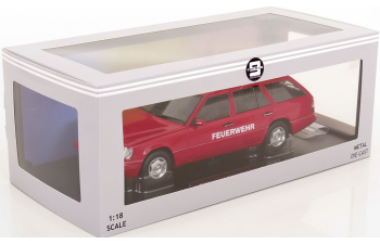 MERCEDES BENZ E-class (s124) T-model Sw Station Wagon Feuerwehr (1995), Red