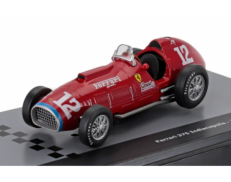 FERRARI F1  375 F2 №12 World Champion Season 1952 Alberto Ascari - Con Vetrina - With Showcase, Red
