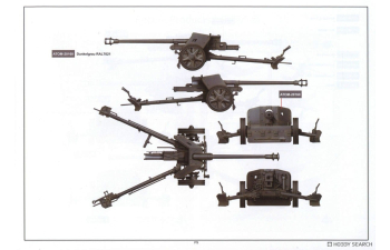 Сборная модель противотанковая пушка Pak. 40 с расчетом в зимней форме