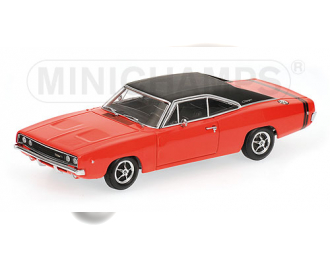 DODGE Charger Hardtop Coupe (1968), bright red