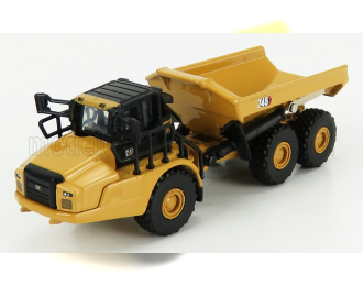 CATERPILLAR Cat745 Cassone Ribaltabile Cava 3-assi - Articulated Truck, Yellow Black