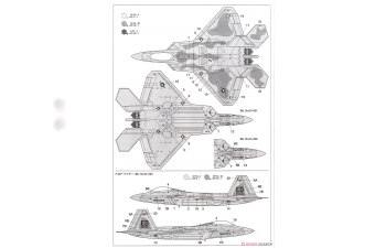 Сборная модель F-22 Raptor