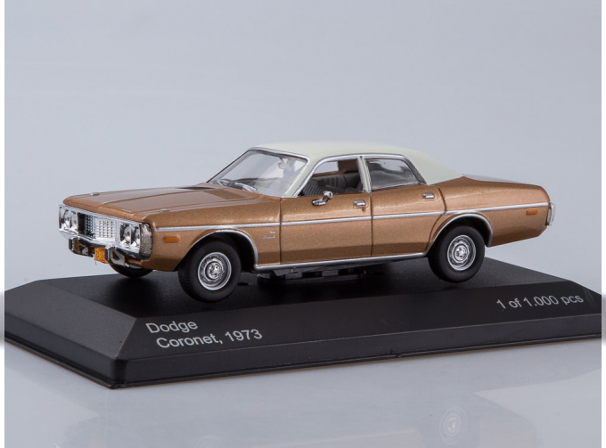 DODGE Coronet (1973), metallic brown / creme