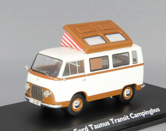 FORD Taunus Transit FK 1000 Campingbus, brown / white