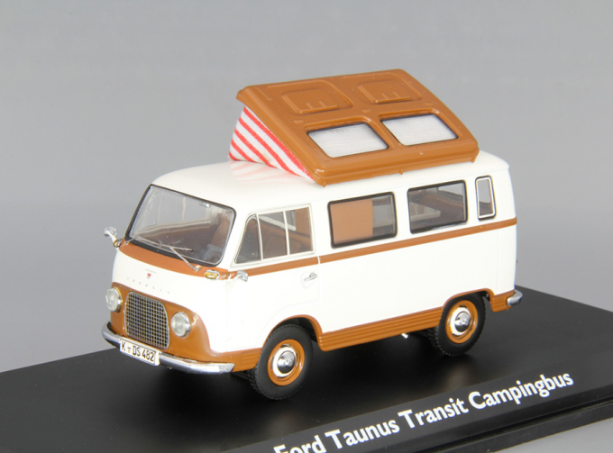 FORD Taunus Transit FK 1000 Campingbus, brown / white