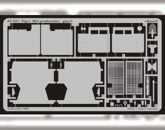 Полное фототравление для Tiger I Mid. Production