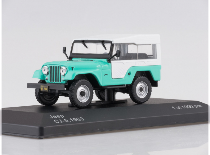 JEEP CJ-5 4x4 (1963), light green / white