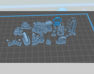 3D-модель! Набор файлов для печати на 3D принтере! Ява-350-638, мотоцикл с фигуркой