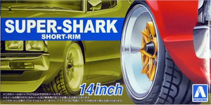 Сборная модель комплект дисков и шин Super Shark 14 inch, 4шт