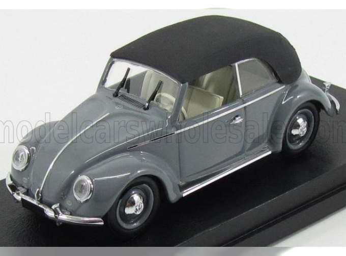 VOLKSWAGEN Maggiolino Beetle Cabriolet Closed (1949), Grey Black