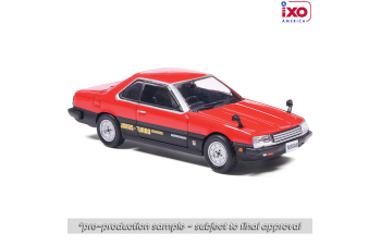 NISSAN Skyline 2000 RS-Turbo (R30) "Iron Mask" (1983), red / black