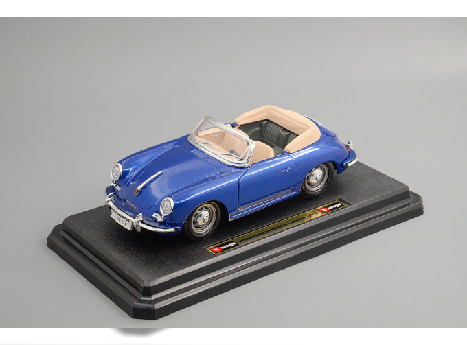 PORSCHE 356B Cabriolet (1961), blue