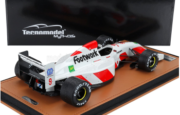 FOOTWORK F1 Fa13 Mugen Honda N 9 Spain Gp With Rain Tires 1992 Michele Alboreto, White Red