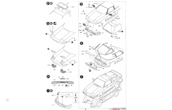 Сборная модель Nissan 180SX (RPS13) '96