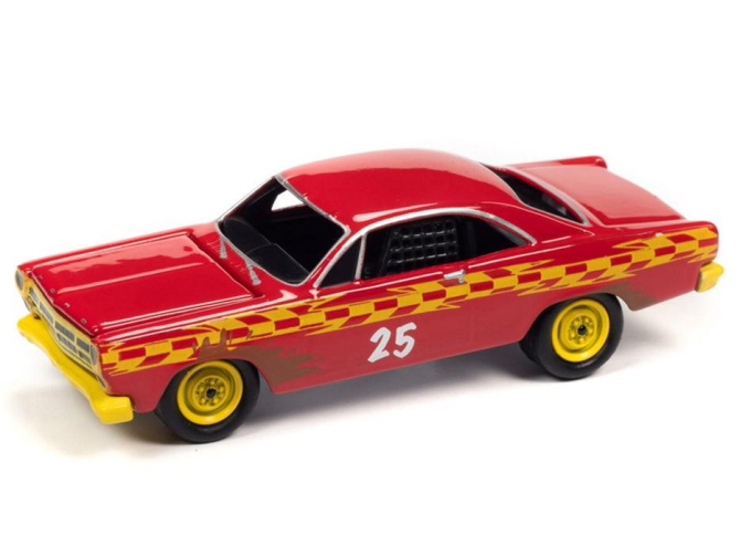 FORD Fairlane Stock Car #25 (1967), red/yellow 
