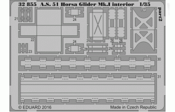 Фототравление для A.S. 51 Horsa Glider Mk.I interior