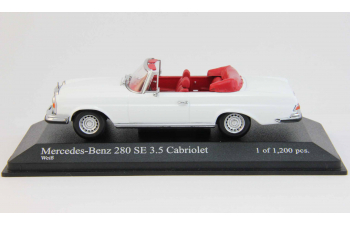 MERCEDES-BENZ 280 SE 3.5 Cabriolet W111 (1970), white