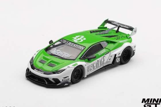 Lamborghini Huracan LB Works GT Street Customs 2025, white / green
