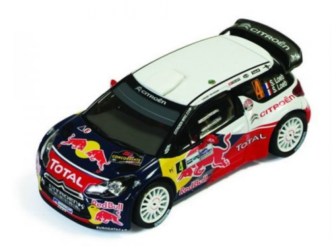 CITROEN DS3 WRC 4 S.Loeb-S.Loeb Winner Monza Rally 2011, black