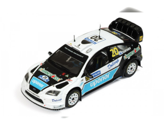 FORD Focus RS 07 WRC n.20 M.Rantanen Rally Filand special decoration (2008), white 