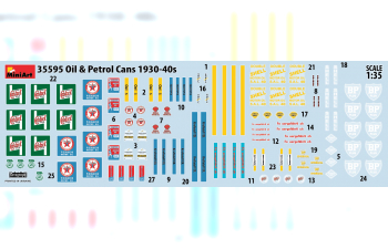 Сборная модель Канистры для Масла и Горючего 1930-40г.